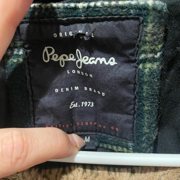 Pepe Jeans Womens Black Jacket Parka SZ. M - Picture 6 of 6